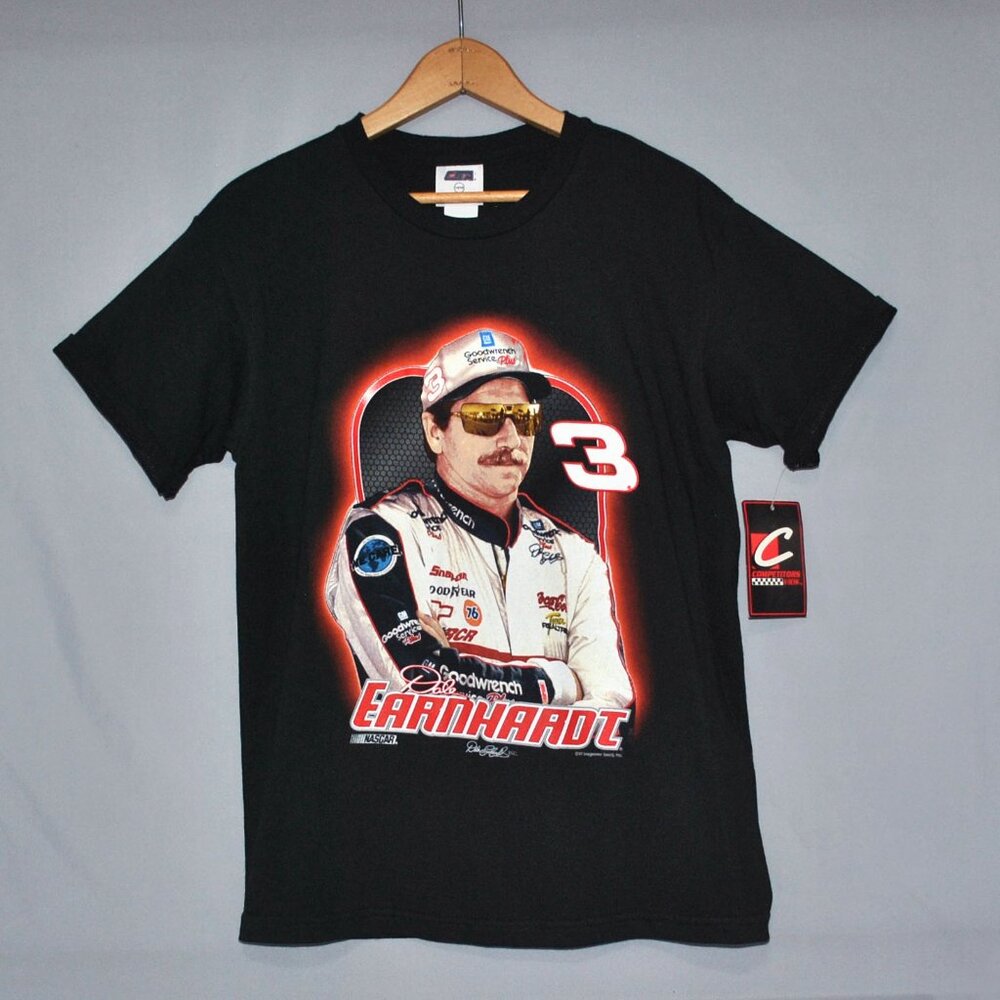 Vintage 90s Kids Dale Earnhardt Shirt Size 14-16 Youth Nascar Tee NWT Deadstock - Picture 2 of 10